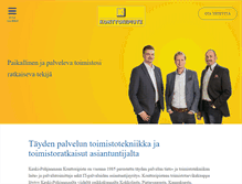 Tablet Screenshot of kp-konttoripiste.fi